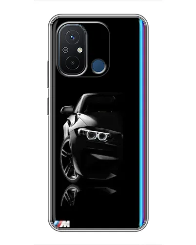 Чехол для Xiaomi Redmi 12C с картинкой «Силуэт BMW в темноте» Чехол для Xiaomi Redmi 12C с картинкой «Силуэт BMW в темноте»