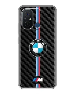 Чехол для Xiaomi Redmi 12C с картинкой «Эмблема BMW и карбон» Чехол для Xiaomi Redmi 12C с картинкой «Эмблема BMW и карбон»