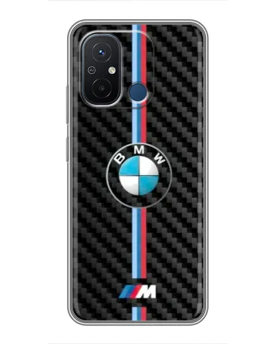 Чехол для Xiaomi Redmi 12C с картинкой «Эмблема BMW и карбон» Чехол для Xiaomi Redmi 12C с картинкой «Эмблема BMW и карбон»