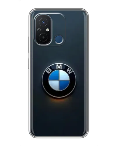 Чехол для Xiaomi Redmi 12C с картинкой «Логотип BMW — минимализм» Чехол для Xiaomi Redmi 12C с картинкой «Логотип BMW — минимализм»