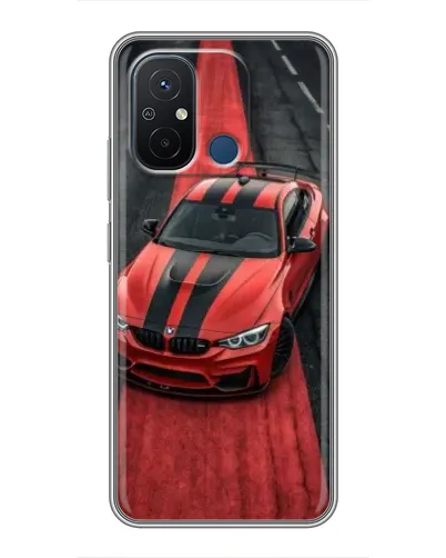 Чехол для Xiaomi Redmi 12C с картинкой «BMW на красной дорожке» Чехол для Xiaomi Redmi 12C с картинкой «BMW на красной дорожке»