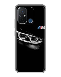 Чехол для Xiaomi Redmi 12C с картинкой «BMW — взгляд тигра» Чехол для Xiaomi Redmi 12C с картинкой «BMW — взгляд тигра»