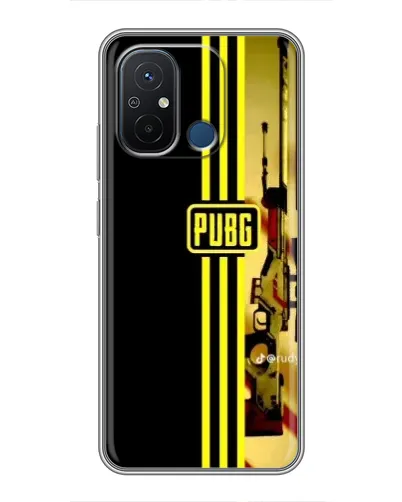 Чехол для Xiaomi Redmi 12C с картинкой «PUBG — камуфляжный шлем»
