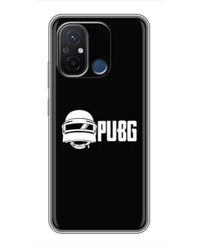 Чехол для Xiaomi Redmi 12C с картинкой «PUBG — классический лого»