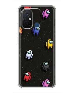 Чехол для Xiaomi Redmi 12C с картинкой «Космический паттерн Among Us» Чехол для Xiaomi Redmi 12C с картинкой «Космический паттерн Among Us»