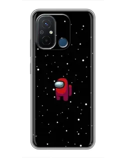Чехол для Xiaomi Redmi 12C с картинкой «Красный Among Us»