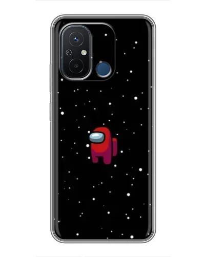 Чехол для Xiaomi Redmi 12C с картинкой «Красный Among Us»