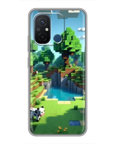 Чехол для Xiaomi Redmi 12C с картинкой «Minecraft летний день» Чехол для Xiaomi Redmi 12C с картинкой «Minecraft летний день»
