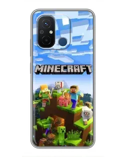 Чехол для Xiaomi Redmi 12C с картинкой «Minecraft классический мир» Чехол для Xiaomi Redmi 12C с картинкой «Minecraft классический мир»