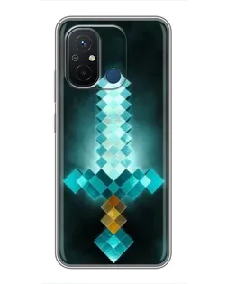 Чехол для Xiaomi Redmi 12C с картинкой «Алмазный меч неон» Чехол для Xiaomi Redmi 12C с картинкой «Алмазный меч неон»