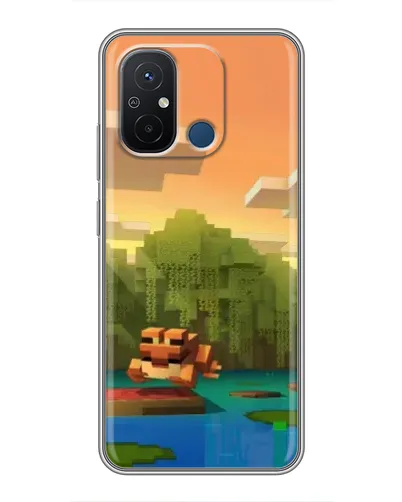 Чехол для Xiaomi Redmi 12C с картинкой «Майнкрафт закат солнца» Чехол для Xiaomi Redmi 12C с картинкой «Майнкрафт закат солнца»