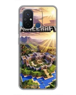 Чехол для Xiaomi Redmi 12C с картинкой «Minecraft панорама» Чехол для Xiaomi Redmi 12C с картинкой «Minecraft панорама»