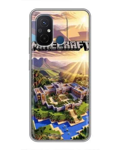 Чехол для Xiaomi Redmi 12C с картинкой «Minecraft панорама» Чехол для Xiaomi Redmi 12C с картинкой «Minecraft панорама»