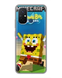 Чехол для Xiaomi Redmi 12C с картинкой «Губка Боб Minecraft» Чехол для Xiaomi Redmi 12C с картинкой «Губка Боб Minecraft»