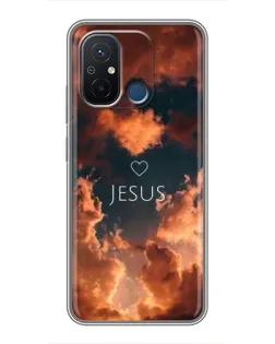 Чехол для Xiaomi Redmi 12C с картинкой «Сияние Имени Jesus»