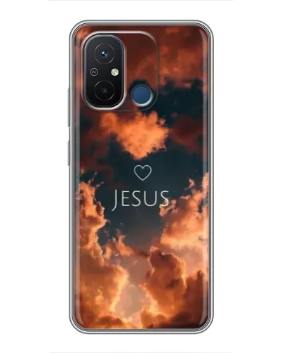 Чехол для Xiaomi Redmi 12C с картинкой «Сияние Имени Jesus»