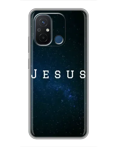 Чехол для Xiaomi Redmi 12C с картинкой «Звездное небо Jesus»
