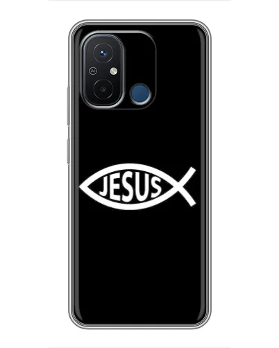 Чехол для Xiaomi Redmi 12C с картинкой «Классический Jesus»
