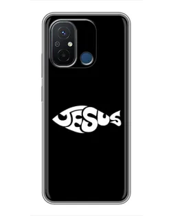 Чехол для Xiaomi Redmi 12C с картинкой «Рыба Jesus» Чехол для Xiaomi Redmi 12C с картинкой «Рыба Jesus»