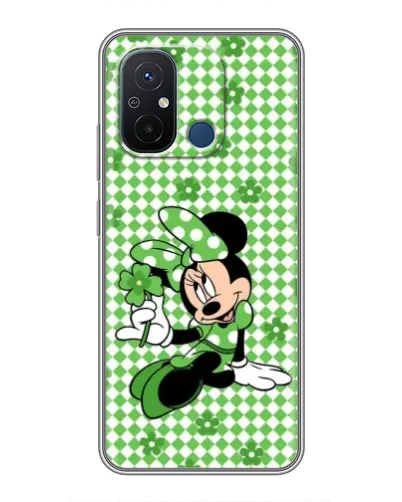 Чехол для Xiaomi Redmi 12C с картинкой «Mickey в клетку»