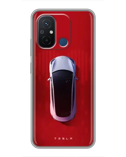 Чехол для Xiaomi Redmi 12C с картинкой «Tesla Top View» Чехол для Xiaomi Redmi 12C с картинкой «Tesla Top View»