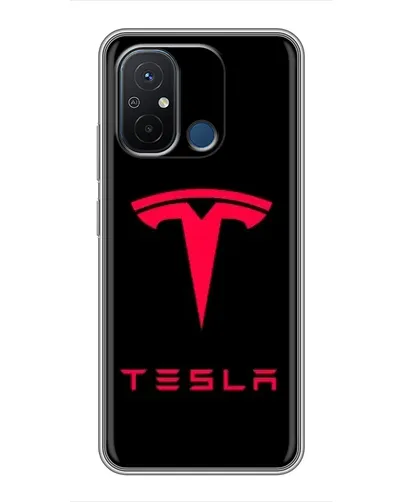 Чехол для Xiaomi Redmi 12C с картинкой «Tesla Red Logo» Чехол для Xiaomi Redmi 12C с картинкой «Tesla Red Logo»
