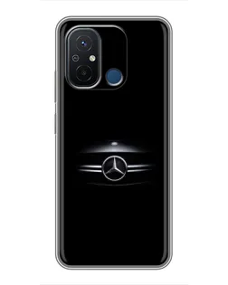 Чохол для Xiaomi Redmi 12C з картинкою «Mercedes — абстрактні лінії»