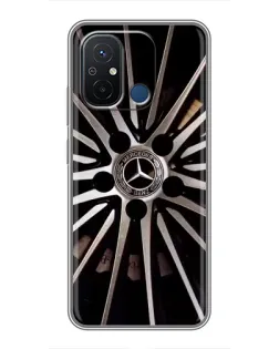 Чехол для Xiaomi Redmi 12C с картинкой «Диск Mercedes»