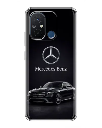 Чехол для Xiaomi Redmi 12C с картинкой «Mercedes — решетка радиатора» Чехол для Xiaomi Redmi 12C с картинкой «Mercedes — решетка радиатора»