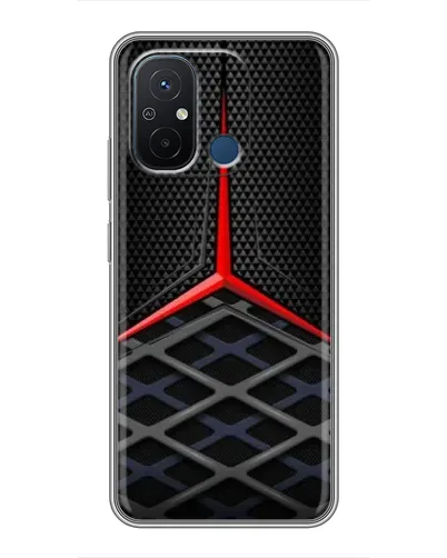 Чехол для Xiaomi Redmi 12C с картинкой «Mercedes Carbon Grid» Чехол для Xiaomi Redmi 12C с картинкой «Mercedes Carbon Grid»