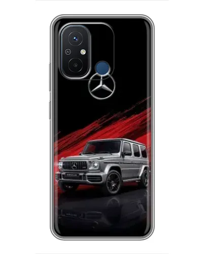Чехол для Xiaomi Redmi 12C с картинкой «Mercedes G-Class красный» Чехол для Xiaomi Redmi 12C с картинкой «Mercedes G-Class красный»