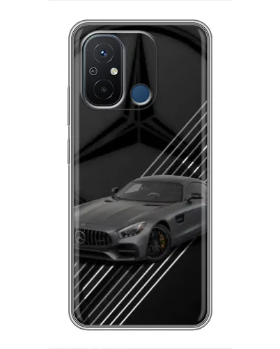 Чехол для Xiaomi Redmi 12C с картинкой «Mercedes AMG — графика» Чехол для Xiaomi Redmi 12C с картинкой «Mercedes AMG — графика»