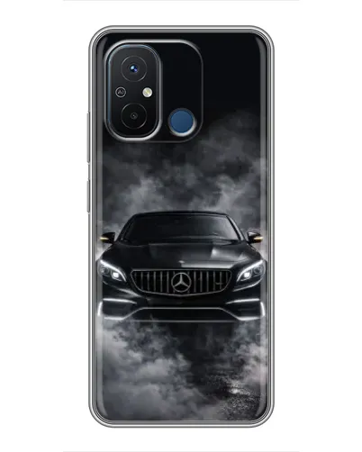 Чехол для Xiaomi Redmi 12C с картинкой «Mercedes в дыму» Чехол для Xiaomi Redmi 12C с картинкой «Mercedes в дыму»