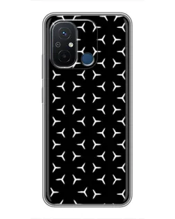 Чехол для Xiaomi Redmi 12C с картинкой «Mercedes паттерн звезд» Чехол для Xiaomi Redmi 12C с картинкой «Mercedes паттерн звезд»