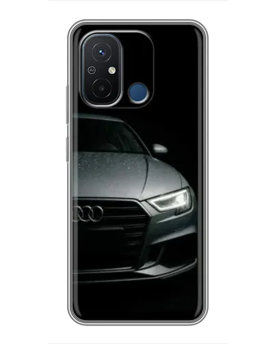 Чехол для Xiaomi Redmi 12C с картинкой «Audi — детализация кузова» Чехол для Xiaomi Redmi 12C с картинкой «Audi — детализация кузова»