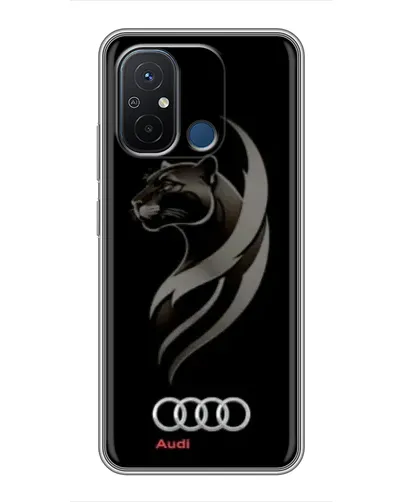 Чехол для Xiaomi Redmi 12C с картинкой «Графика — пантера и Audi» Чехол для Xiaomi Redmi 12C с картинкой «Графика — пантера и Audi»