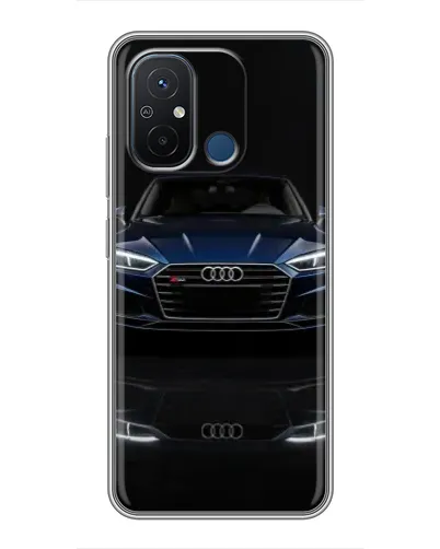 Чехол для Xiaomi Redmi 12C с картинкой «Audi — ночное отражение» Чехол для Xiaomi Redmi 12C с картинкой «Audi — ночное отражение»