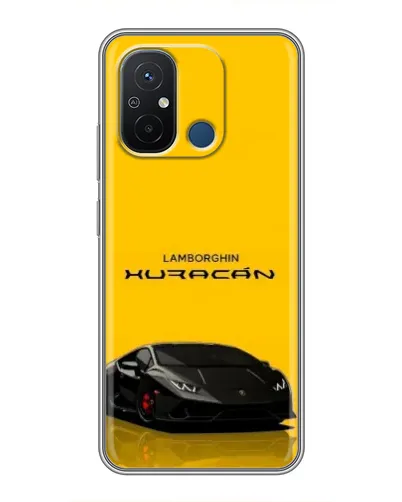 Чехол для Xiaomi Redmi 12C с картинкой «Lamborghini Huracan черный»