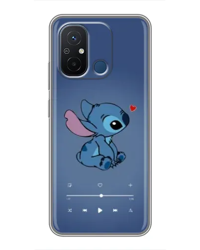 Чехол для Xiaomi Redmi 12C с картинкой «Музыкальный Stitch»