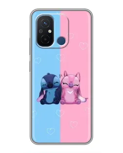 Чехол для Xiaomi Redmi 12C с картинкой «Stitch и Angel Love» Чехол для Xiaomi Redmi 12C с картинкой «Stitch и Angel Love»