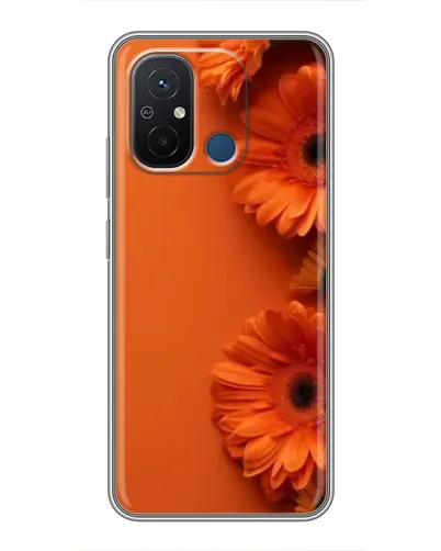 Чехол для Xiaomi Redmi 12C с картинкой «Оранжевые герберы» Чехол для Xiaomi Redmi 12C с картинкой «Оранжевые герберы»