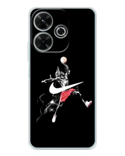 Чохол для Xiaomi Redmi 13 з картинкою «Jordan Jumpman»