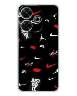 Чохол для Xiaomi Redmi 13 з картинкою «Nike Mix Pattern»