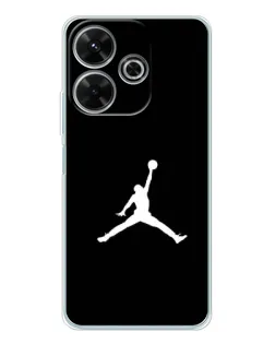 Чохол для Xiaomi Redmi 13 з картинкою «Jordan Silhouette»