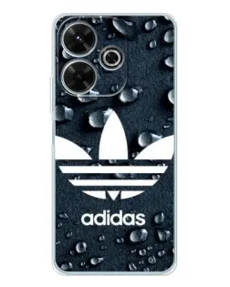 Чохол для Xiaomi Redmi 13 з картинкою «Adidas Trefoil Blue»