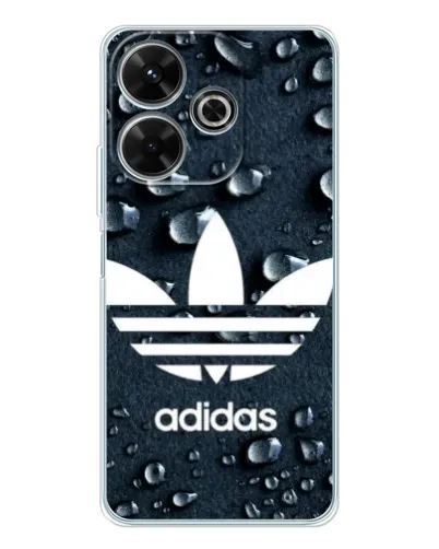 Чохол для Xiaomi Redmi 13 з картинкою «Adidas Trefoil Blue»