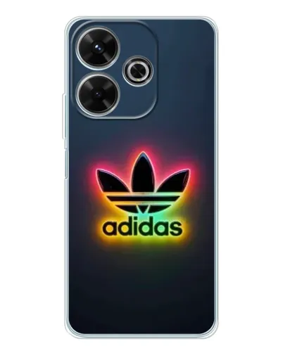 Чохол для Xiaomi Redmi 13 з картинкою «Неоновий Adidas»