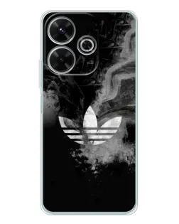 Чохол для Xiaomi Redmi 13 з картинкою «Абстрактний дим Adidas»