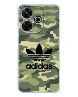 Чохол для Xiaomi Redmi 13 з картинкою «Мілітарі стиль Adidas»