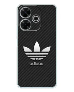 Чохол для Xiaomi Redmi 13 з картинкою «Adidas Карбонова текстура»